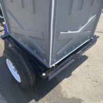 trailer base for portable toilet
